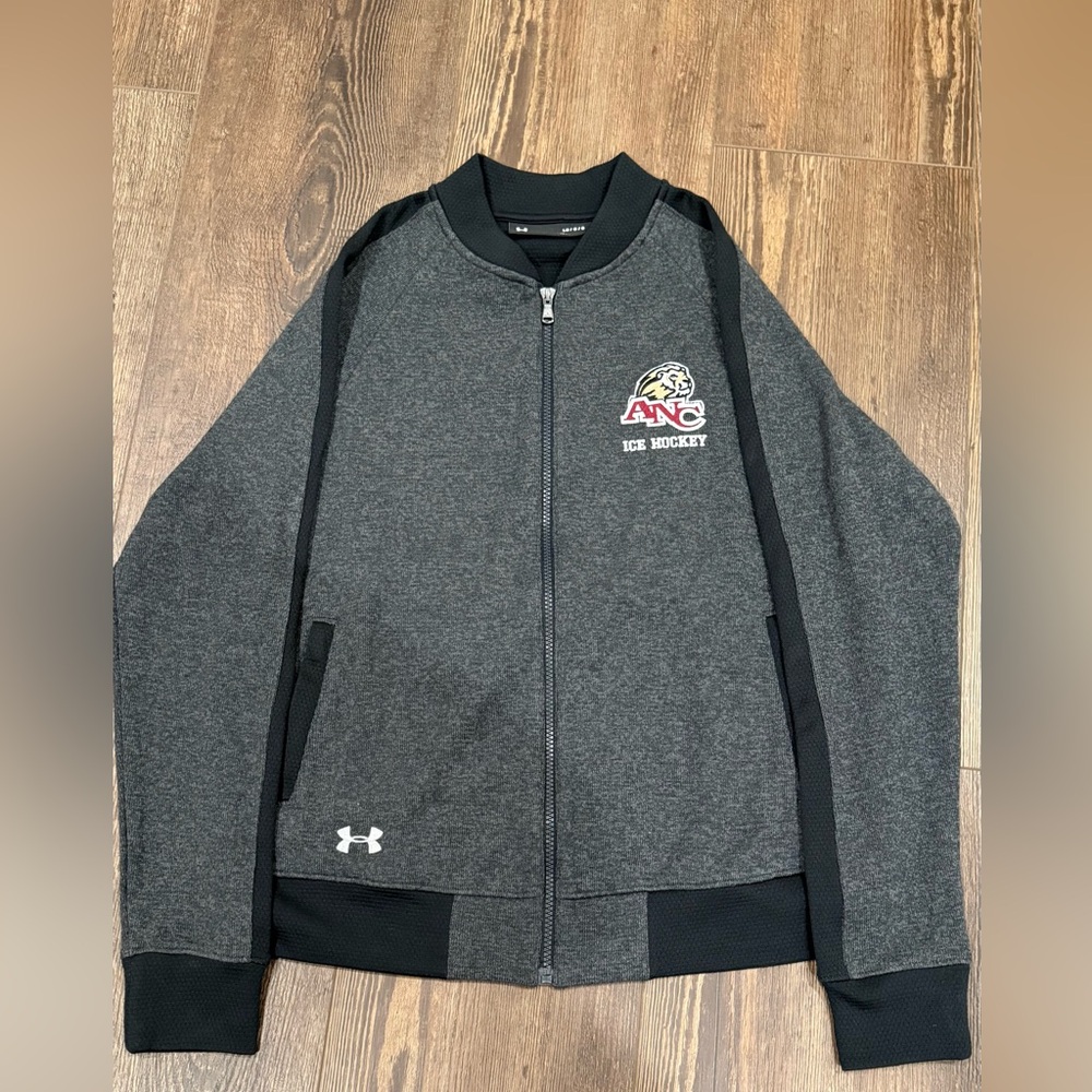 Under Armour Charcoal and Black Ice Hockey Jacket